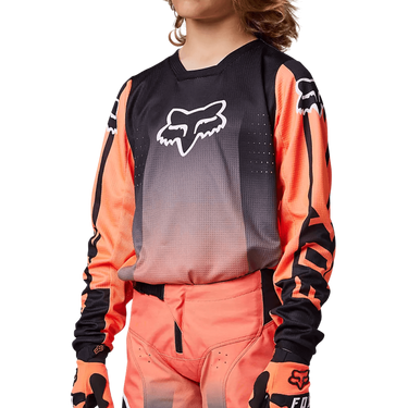 COMPLETO FOX 180 LEED BAMBINO ARANCIO PANT 26 MAGLIA L,completo cross FOX